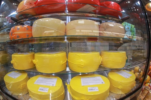Россия увеличила импорт сыра на 14%
