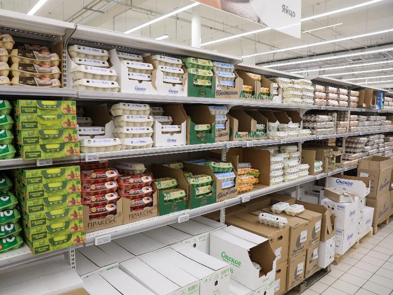 В России фиксируется перепроизводство куриного яйца