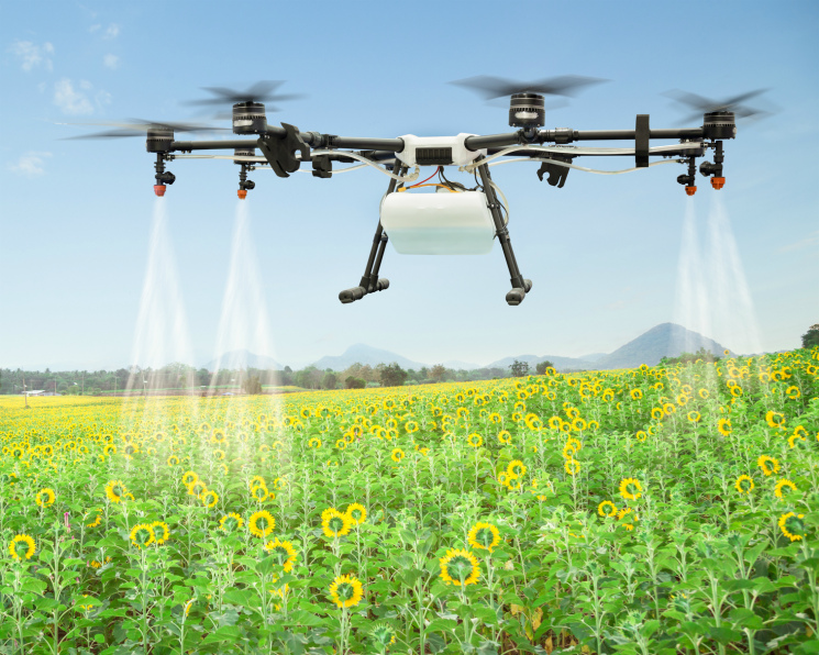 Робот над полем. Растущая потребность АПК в беспилотниках подталкивает ученых на разработку специализированных дронов для сельского хозяйства
