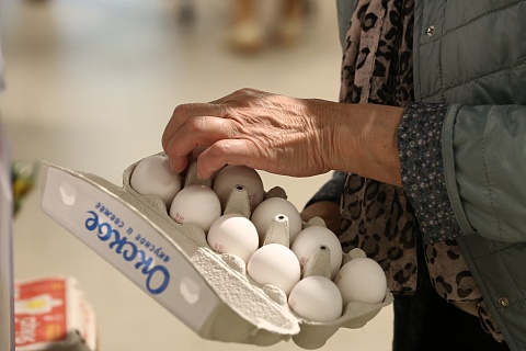 В России продолжается рост цен на яйца