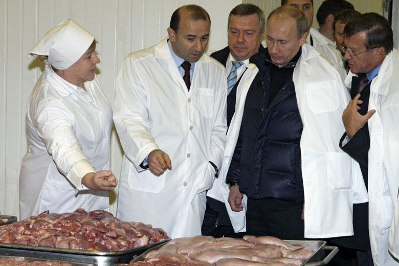 VIPы на селе: Путин и другие. Хроника разных лет