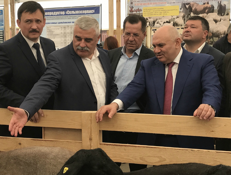 Джамбулат Хатуов принял участие в XVIII российской выставке племенных овец и коз в Астраханской области