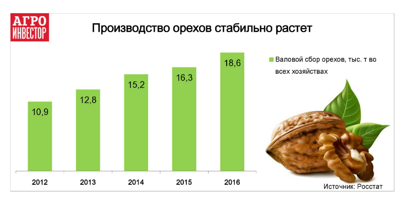 Производство орехов