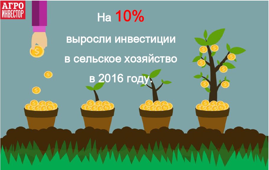 На 10% выросли инвестиции в АПК