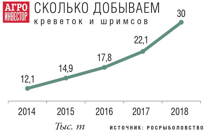 Сколько добываем креветок