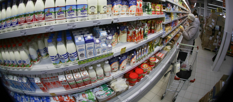 Реальная цена молочной продукции падает