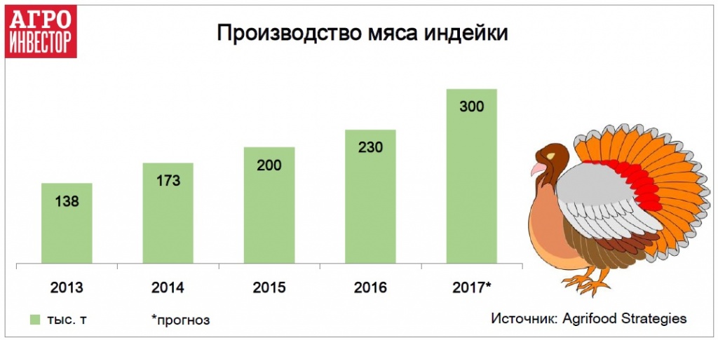 Производство мяса индейки